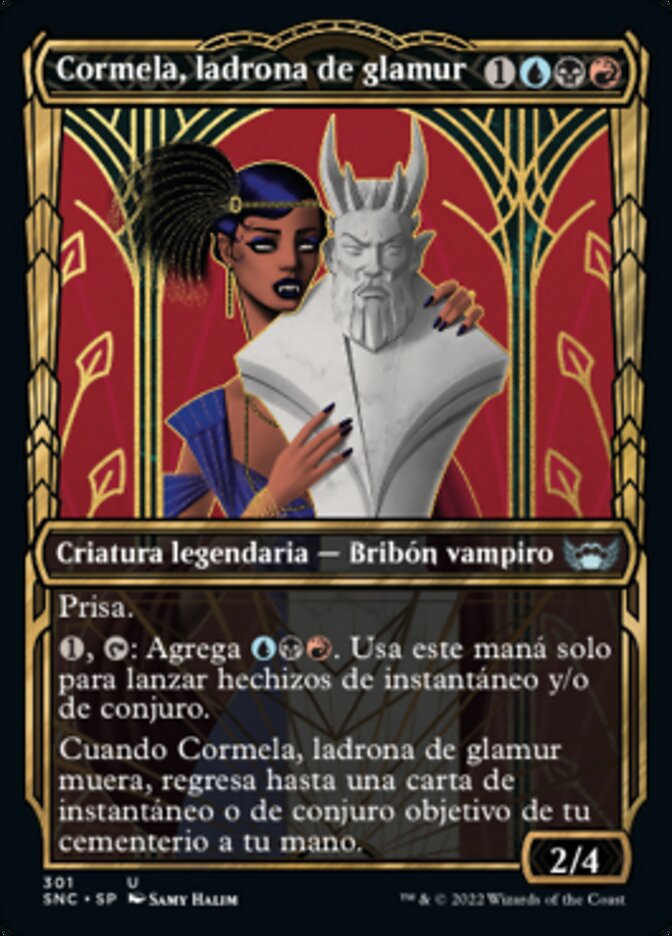 Cormela, ladrona de glamur