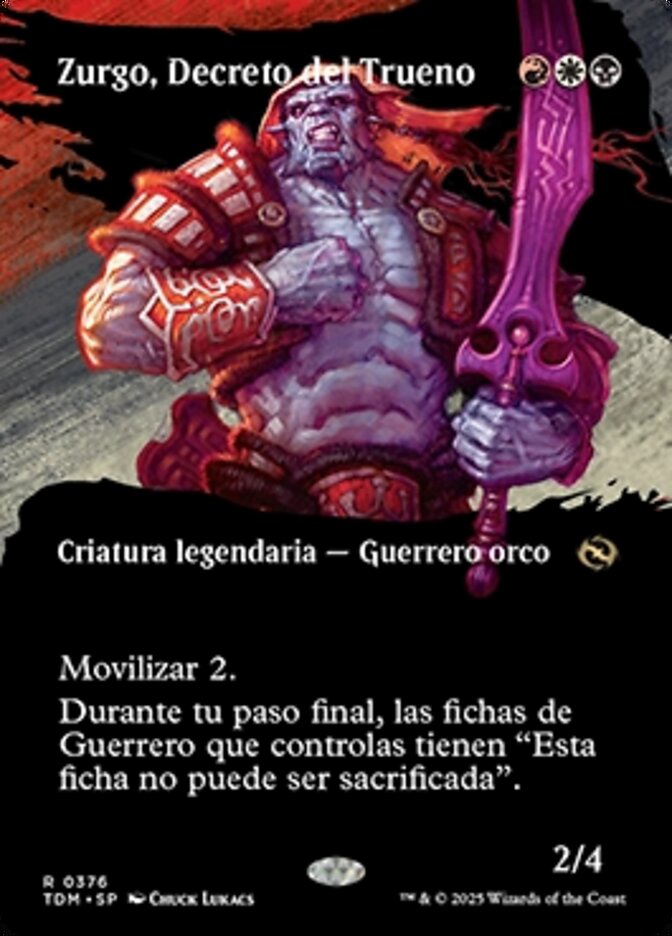 Zurgo, Decreto del Trueno