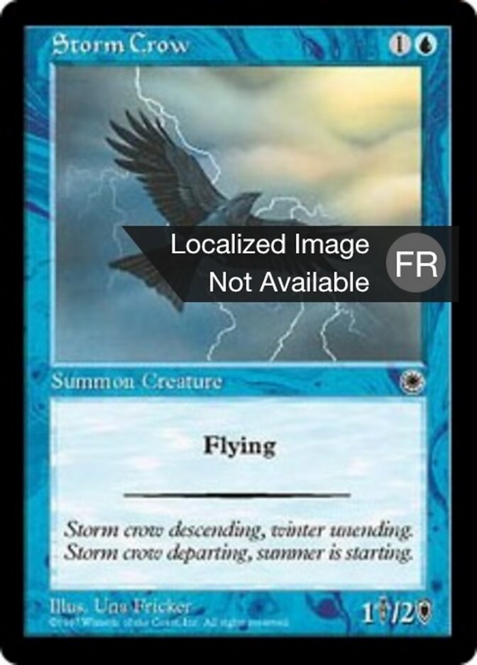 Corbeau de l'orage