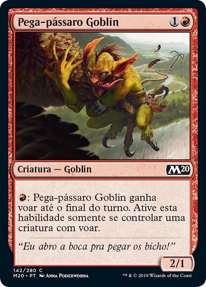 Pega-pássaro Goblin