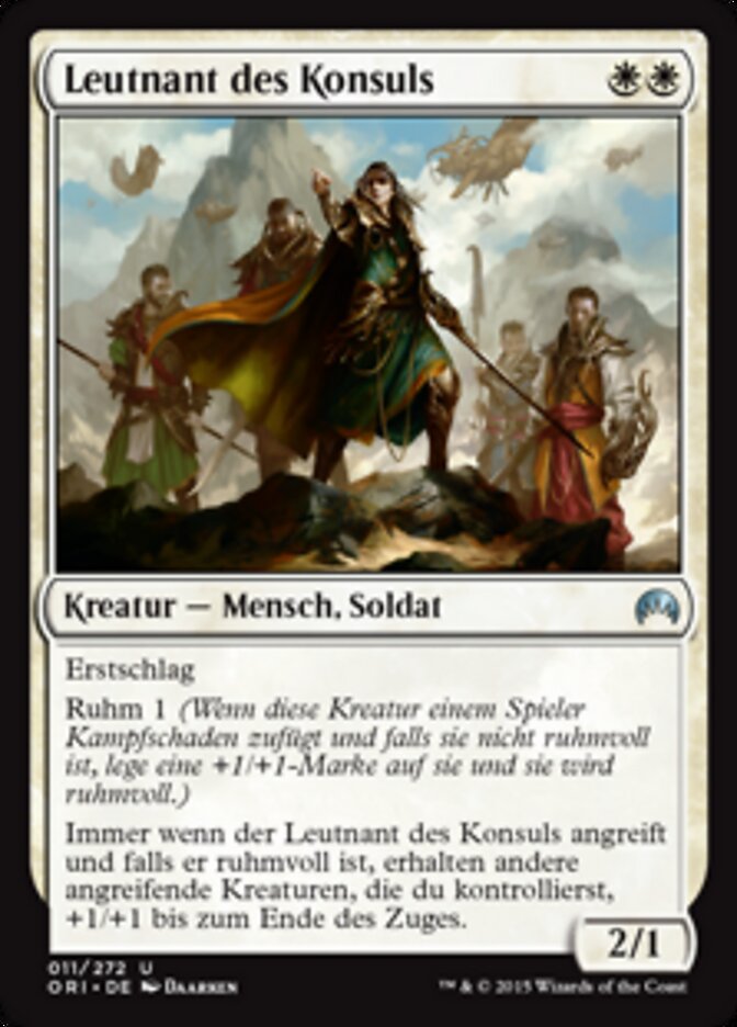 Leutnant des Konsuls