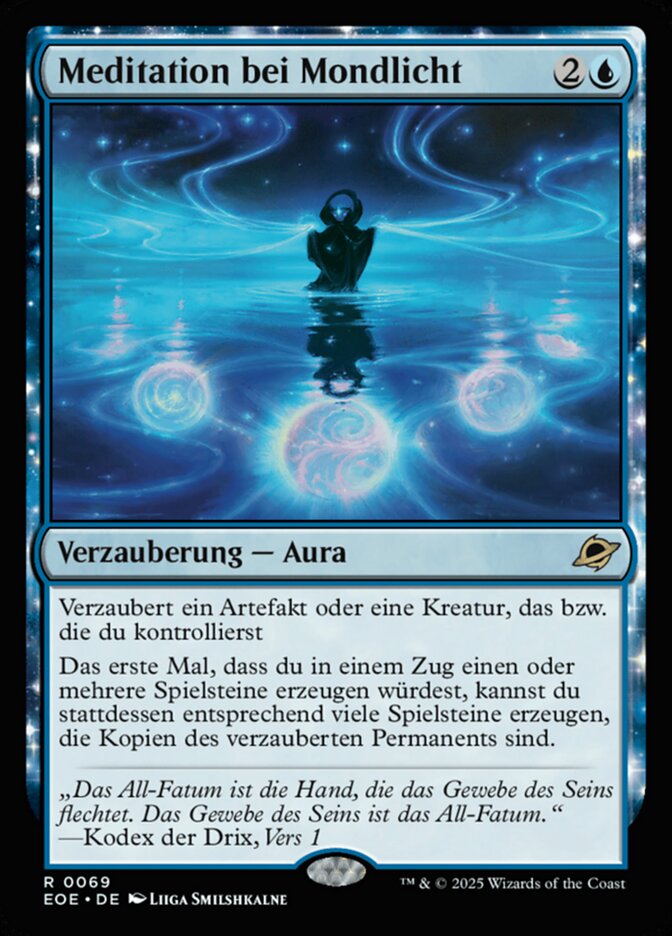 Meditation bei Mondlicht