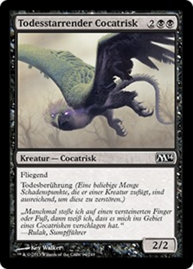 Todesstarrender Cocatrisk