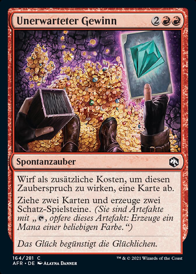 Unerwarteter Gewinn