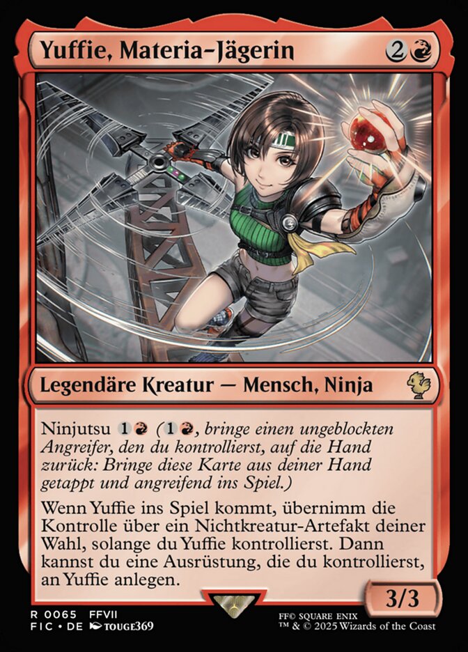 Yuffie, Materia-Jägerin