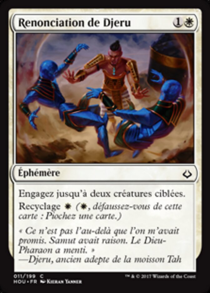 Renonciation de Djeru