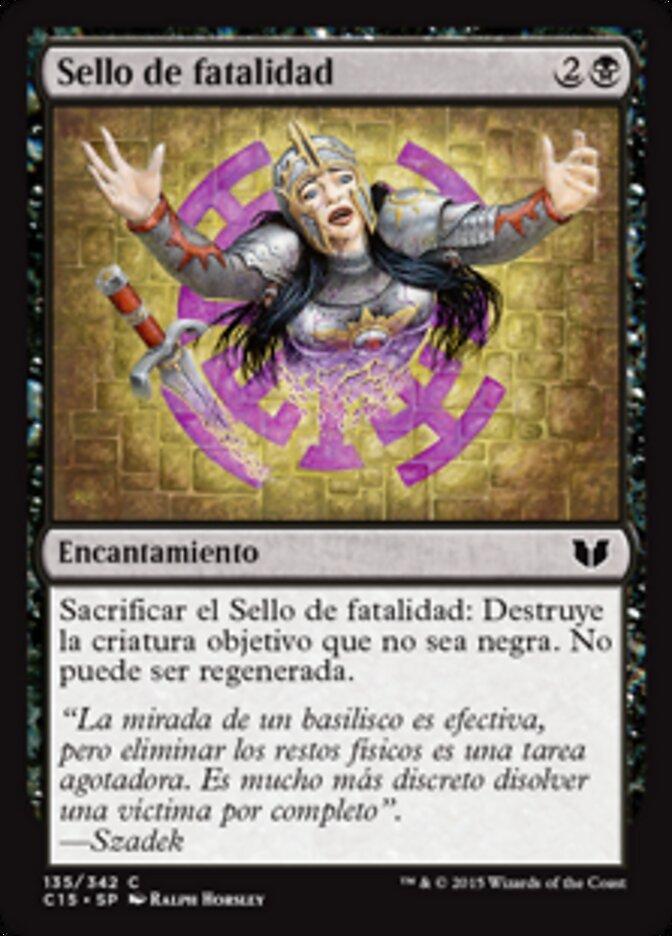 Sello de fatalidad