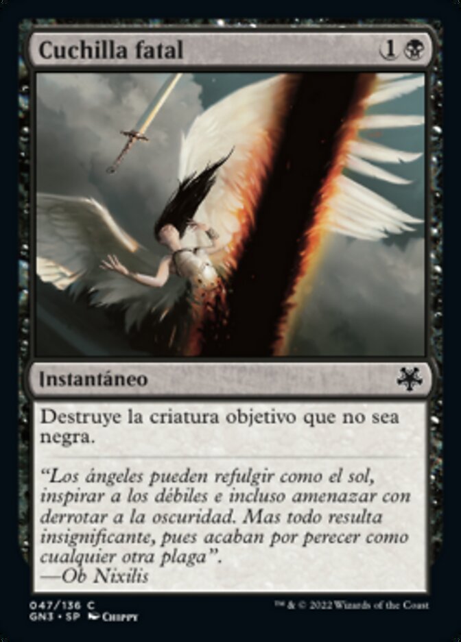 Cuchilla fatal