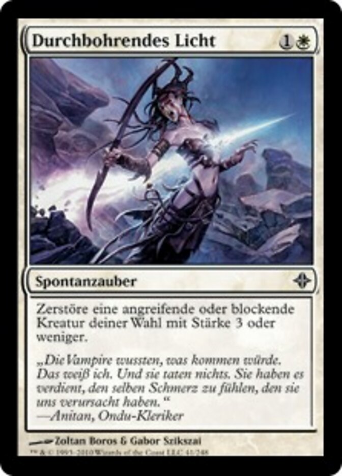 Durchbohrendes Licht
