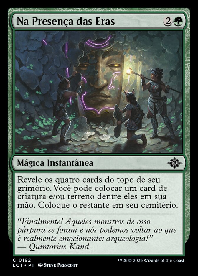 Na Presença das Eras