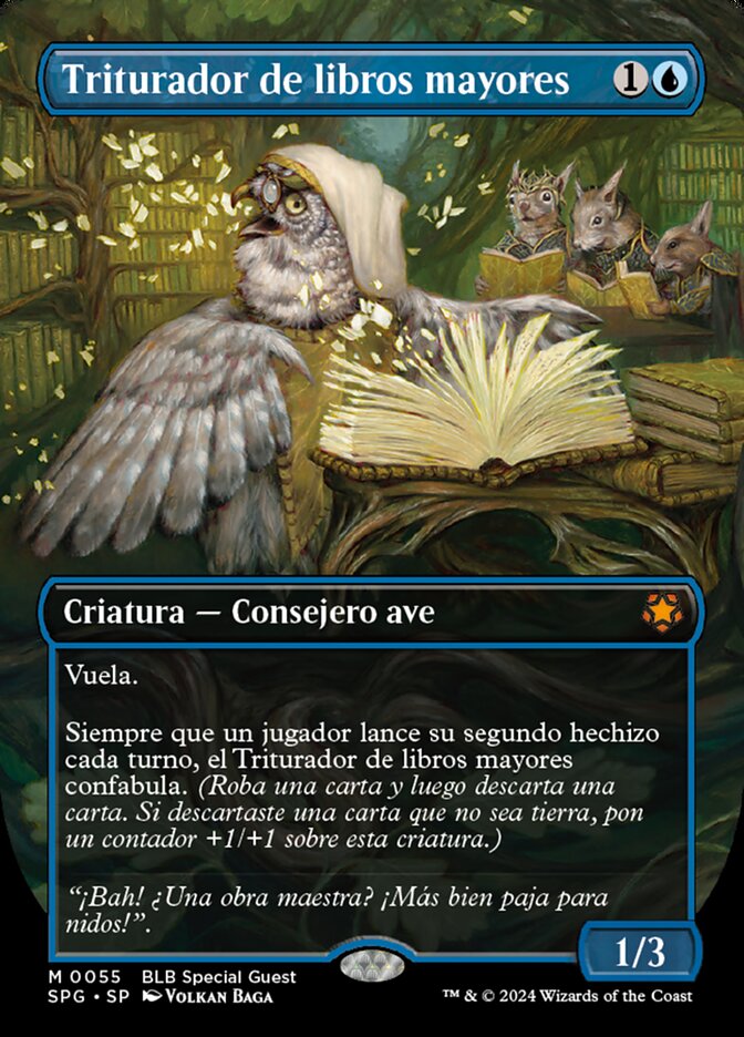 Triturador de libros mayores