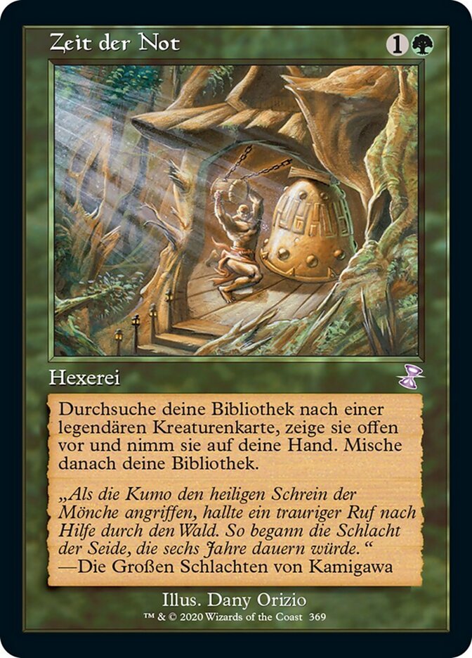 Zeit der Not