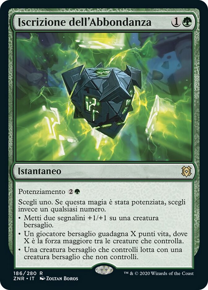 Iscrizione dell'Abbondanza