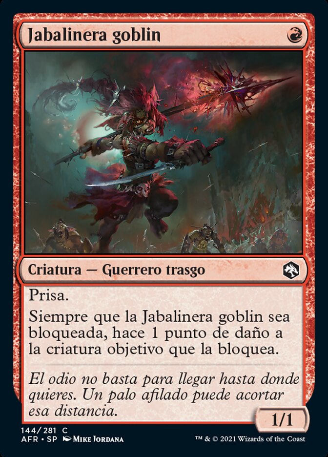 Jabalinera goblin