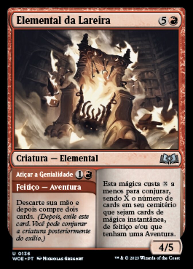 Hearth Elemental // Stoke Genius