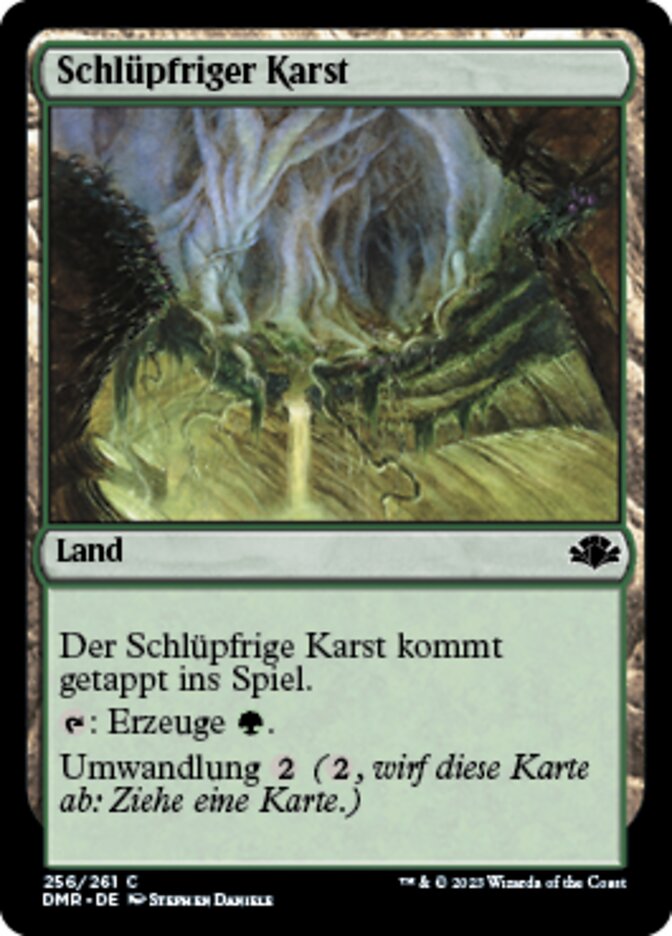 Schlüpfriger Karst