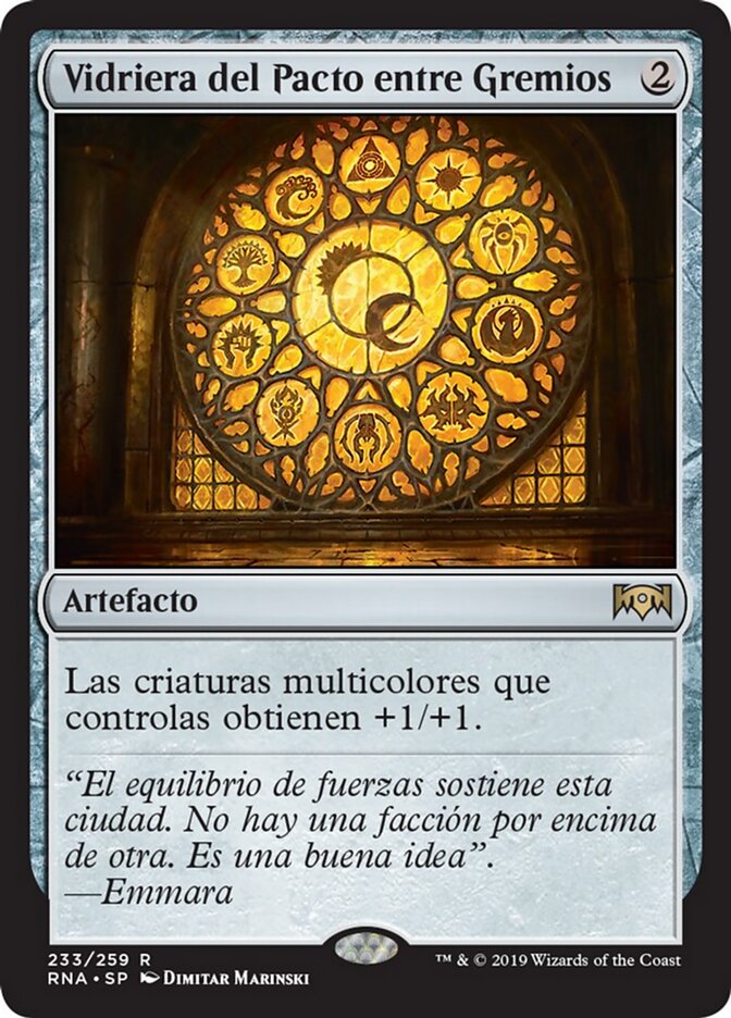 Vidriera del Pacto entre Gremios