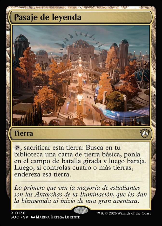 Pasaje de leyenda