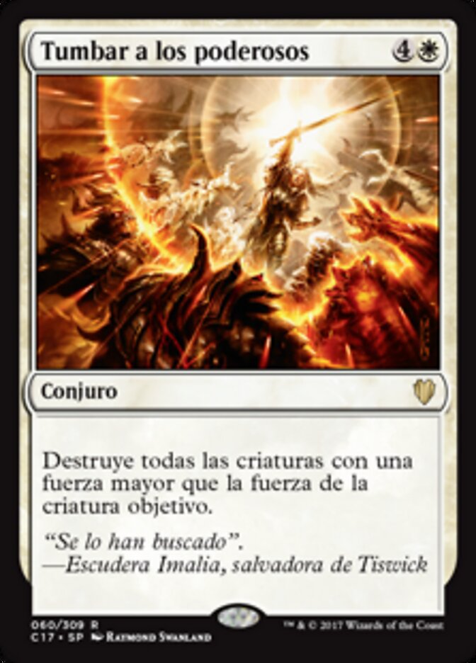 Tumbar a los poderosos