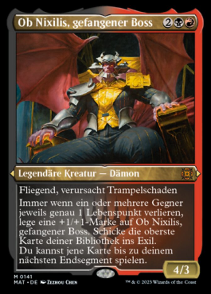 Ob Nixilis, gefangener Boss