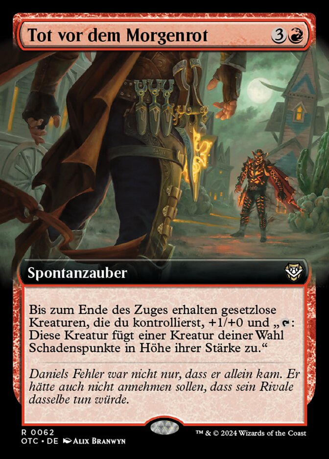 Tot vor dem Morgenrot