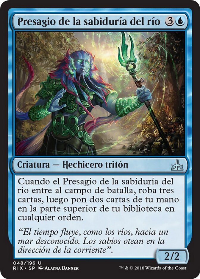 Presagio de la sabiduría del río