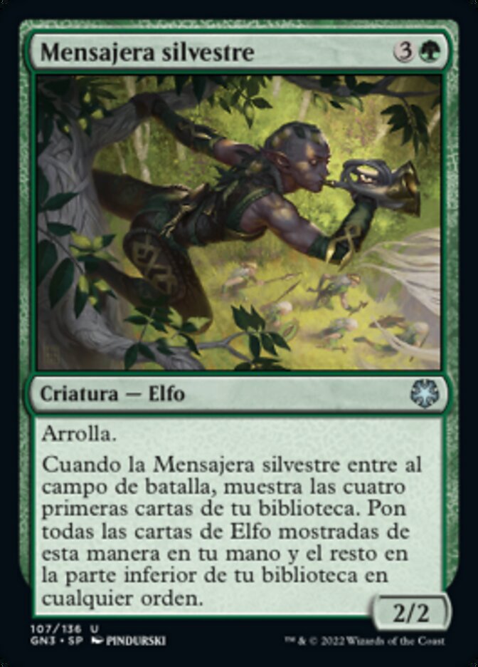 Mensajera silvestre