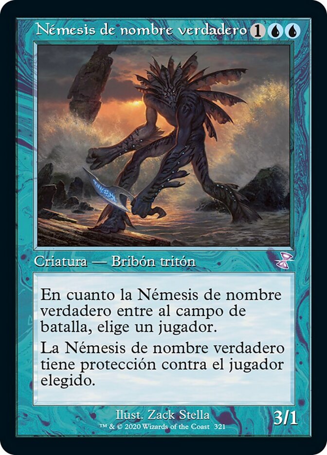Némesis de nombre verdadero