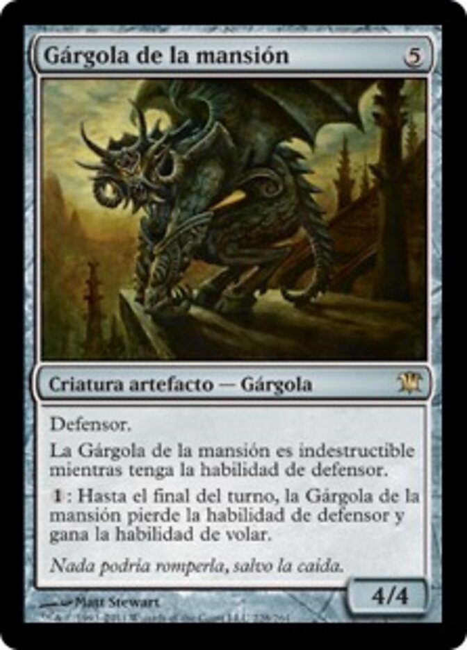 Gárgola de la mansión