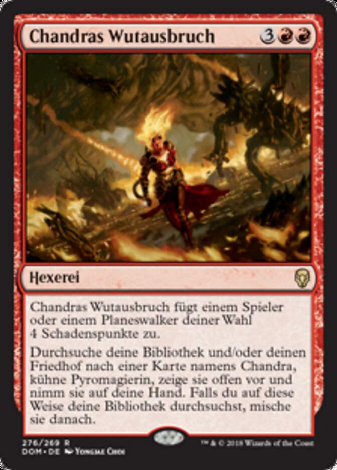 Chandras Wutausbruch