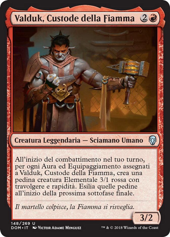 Valduk, Custode della Fiamma