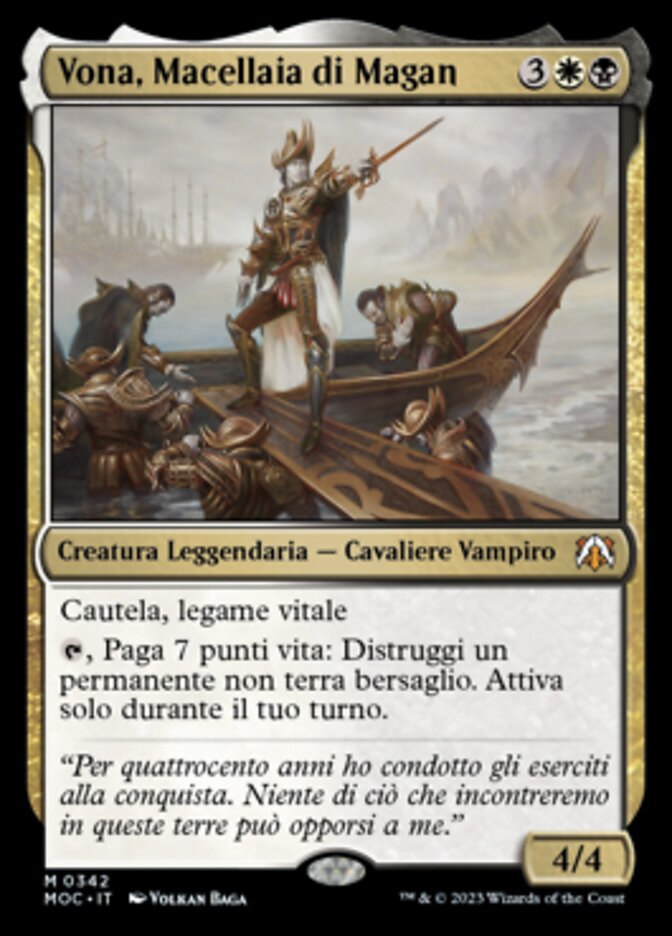 Vona, Macellaia di Magan