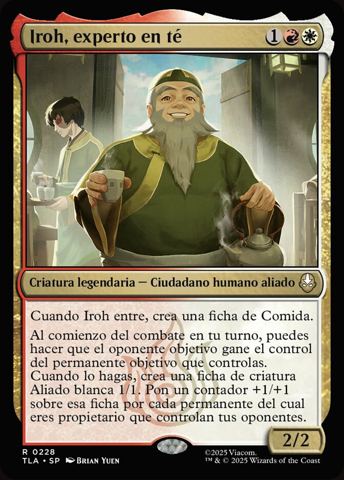 Iroh, experto en té