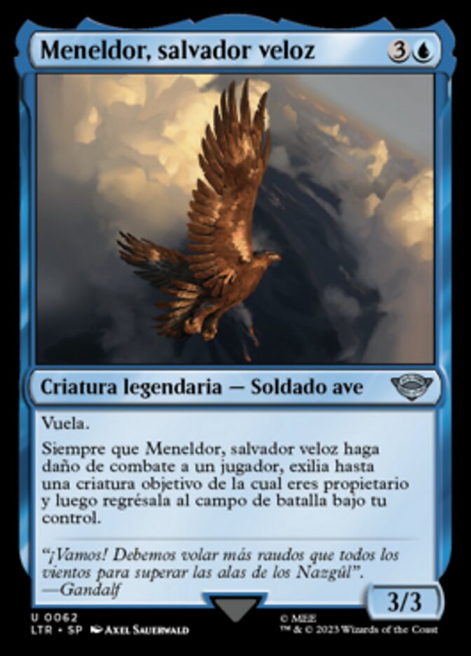 Meneldor, salvador veloz