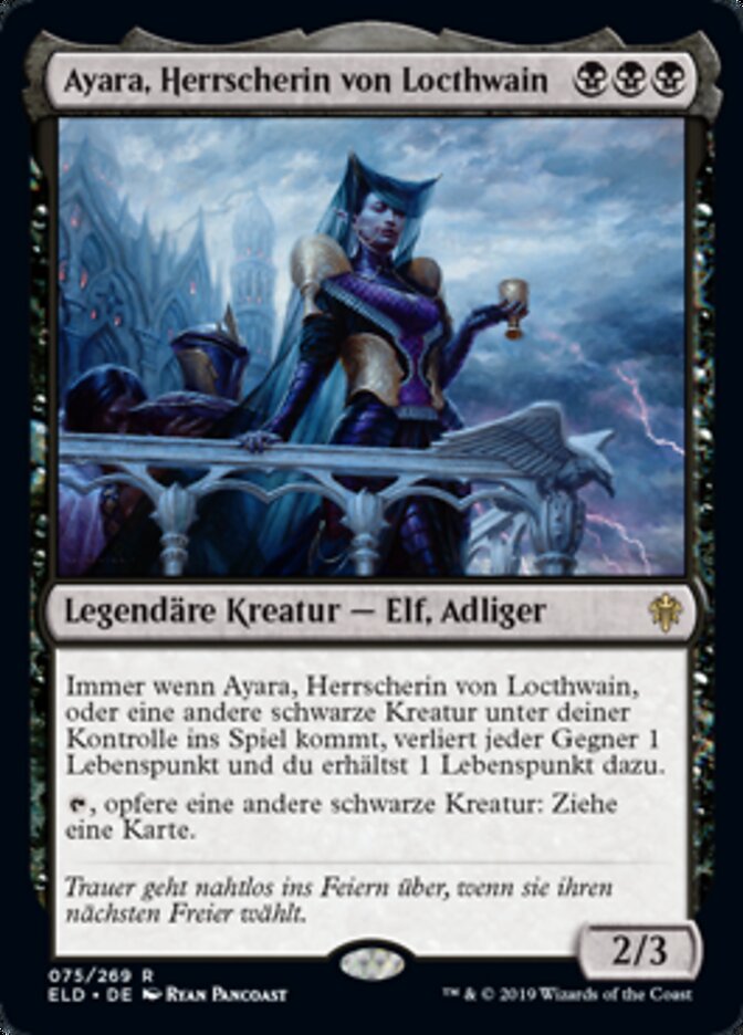 Ayara, Herrscherin von Locthwain