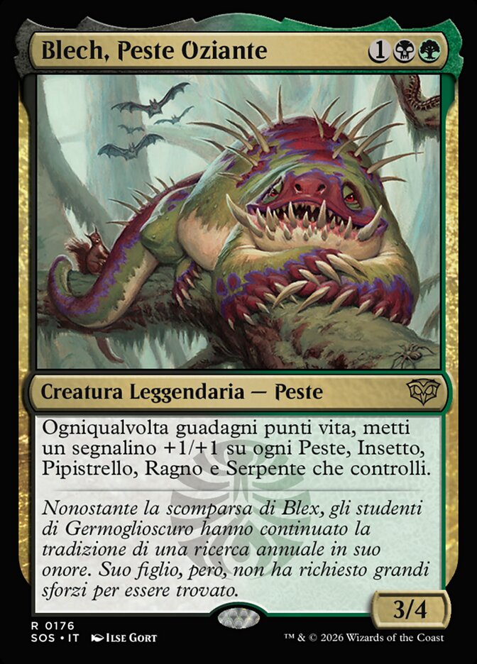 Blech, Peste Oziante