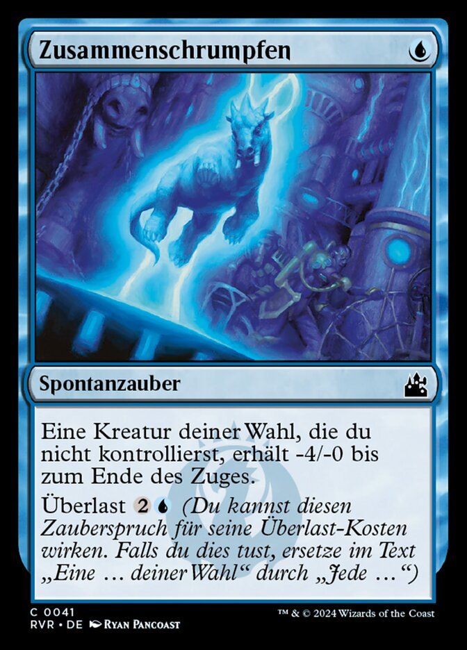 Zusammenschrumpfen