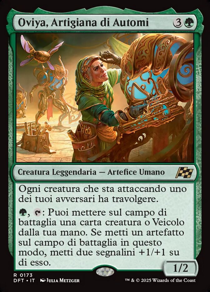 Oviya, Artigiana di Automi