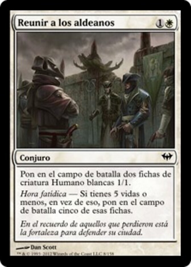 Reunir a los aldeanos
