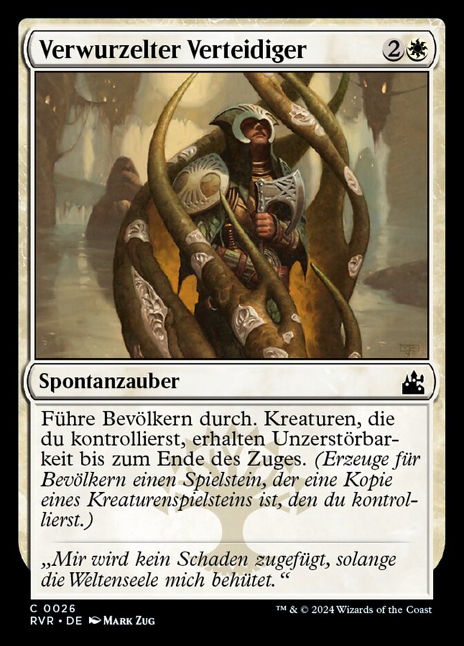 Verwurzelter Verteidiger