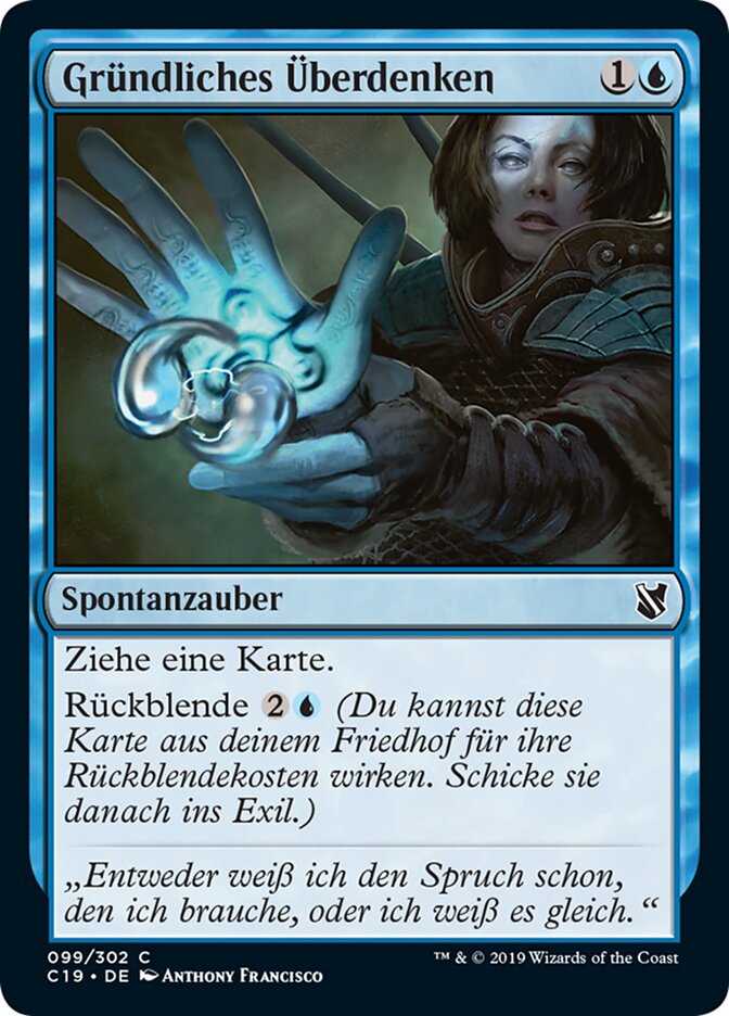 Gründliches Überdenken