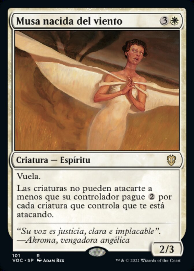 Musa nacida del viento