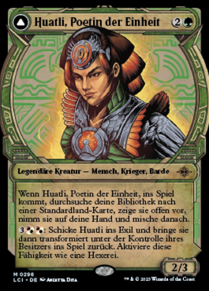 Huatli, Poet of Unity // Roar of the Fifth People