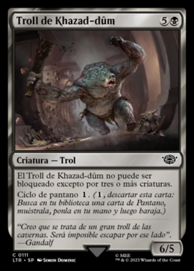 Troll de Khazad-dûm
