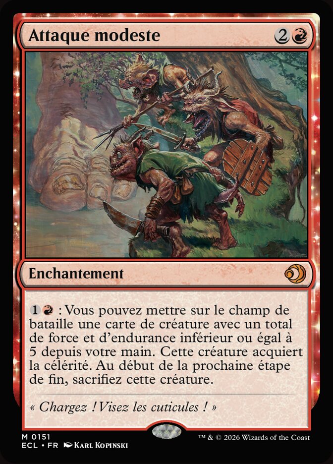 Attaque modeste