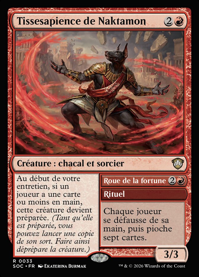 Naktamun Lorespinner // Wheel of Fortune
