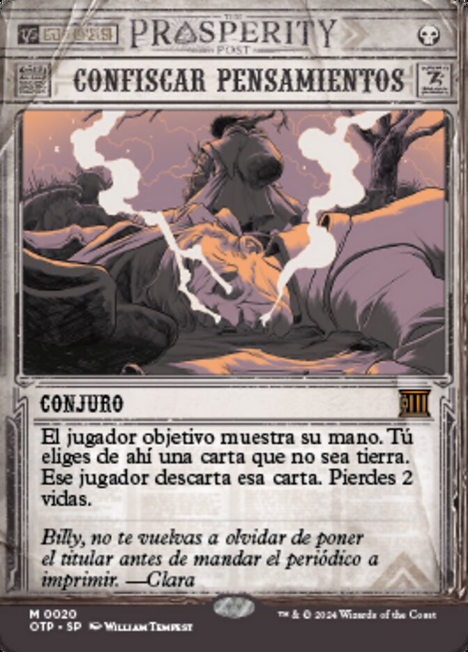 Confiscar pensamientos