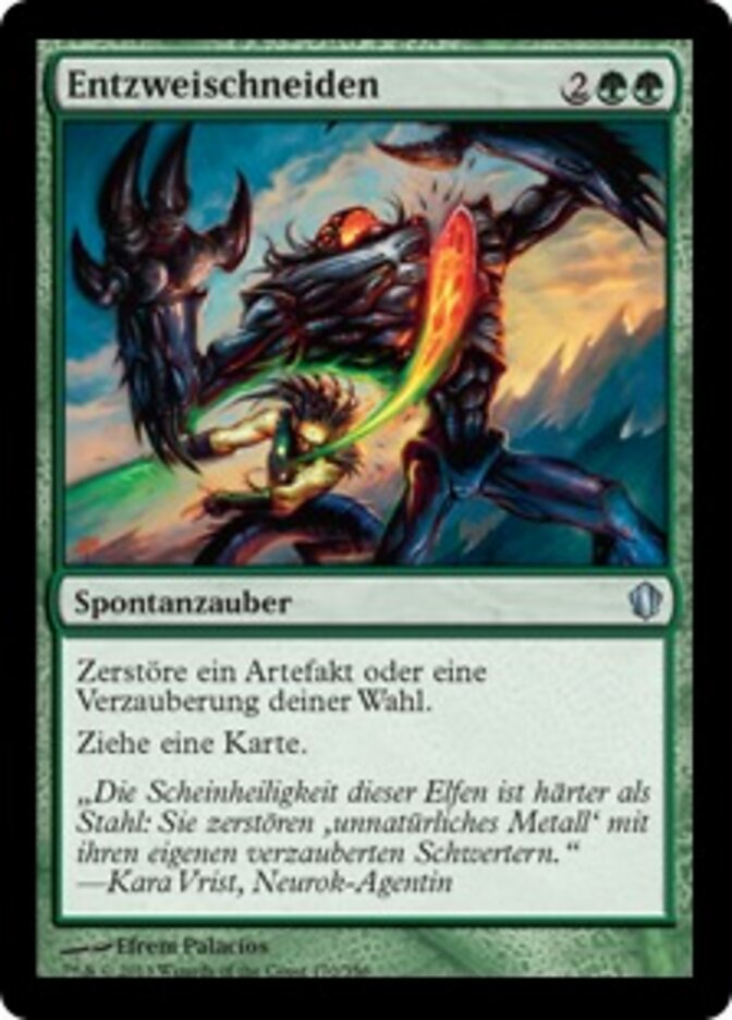Entzweischneiden