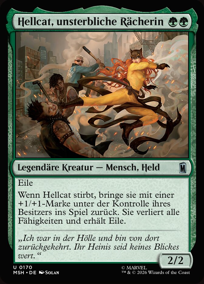 Hellcat, unsterbliche Rächerin