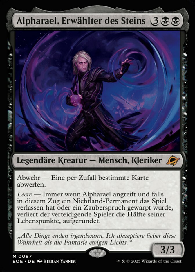 Alpharael, Erwählter des Steins